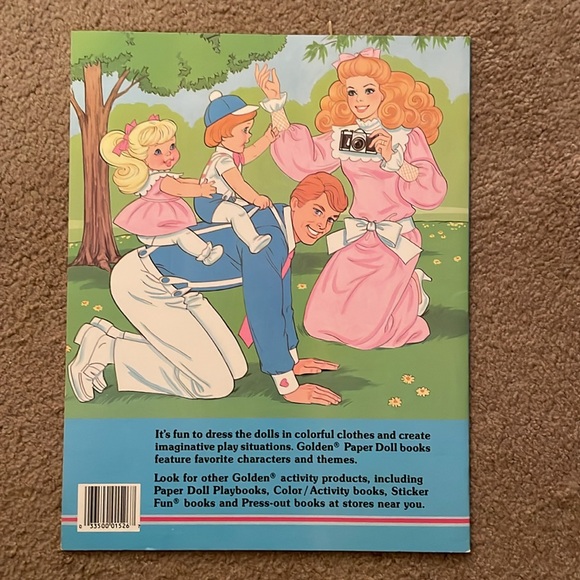 1985 Golden Book “The Heart Family” Paper Dolls - Picture 5 of 10